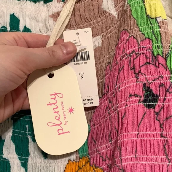 ✨ Anthropologie Puff-Sleeve Ruffle Romper Sz S - Picture 8 of 11